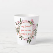 Mijn vriend latte mok (Voorkant)