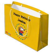Mijn vriend Maisy Birthday Large Cadeautasje (Achterkant Gekanteld)