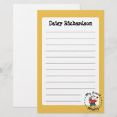 Mijn vriend Maisy Colorful Circle Design Briefpapier (Voorkant / Achterkant)