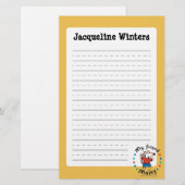 Mijn vriend Maisy Colorful Circle Design Briefpapier (Voorkant / Achterkant)