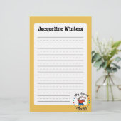 Mijn vriend Maisy Colorful Circle Design Briefpapier (Staand voorkant)