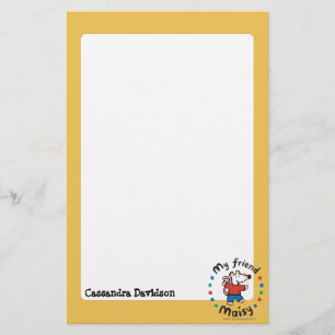 Mijn vriend Maisy Colorful Circle Design Briefpapier