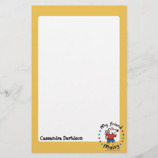 Mijn vriend Maisy Colorful Circle Design Briefpapier