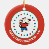 Mijn vriend Maisy Keramisch Ornament (Achterkant)