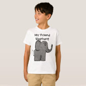 Mijn vriend olifant t-shirt (Voorkant volledig)
