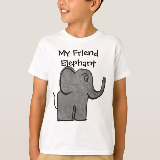 Mijn vriend olifant t-shirt (Voorkant)