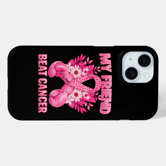 Mijn vriend overwon kanker Case-Mate iPhone case (Achterkant (horizontaal))