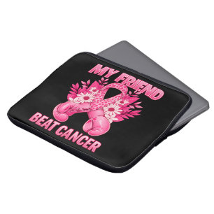 Mijn vriend overwon kanker laptop sleeve