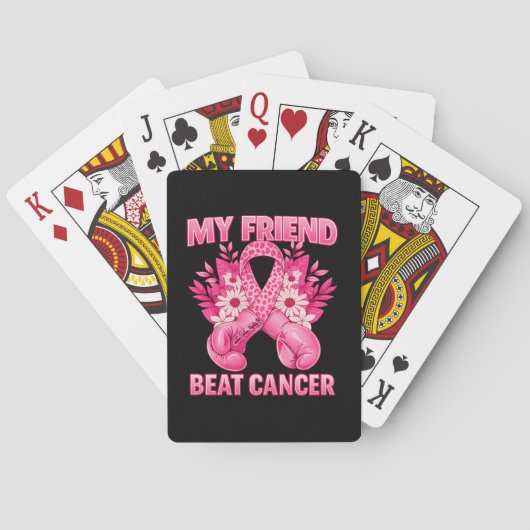 Mijn vriend overwon kanker pokerkaarten (Achterkant)