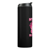 Mijn vriend overwon kanker thermosbeker (Gedraaid links)