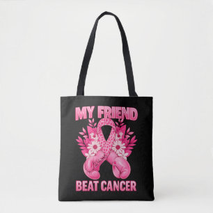 Mijn vriend overwon kanker tote bag