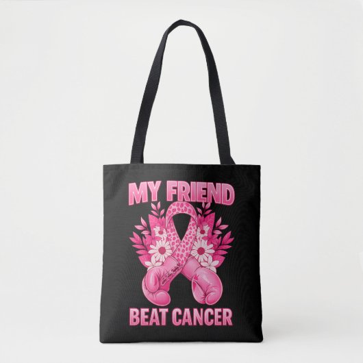 Mijn vriend overwon kanker tote bag (Voorkant)