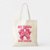 Mijn vriend overwon kanker tote bag (Achterkant)