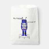 "Mijn VRIEND" Robot Favor Bags Bedankzakje (Voorkant)