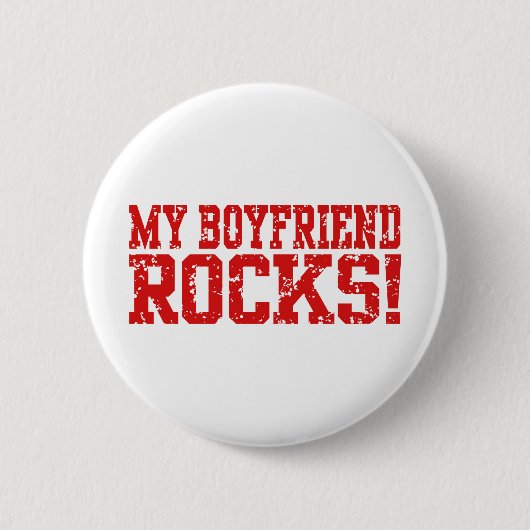 Mijn vriend Rocks Ronde Button 5,7 Cm (Voorkant)