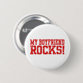 Mijn vriend Rocks Ronde Button 5,7 Cm (Voorkant /achterkant)