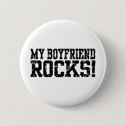 Mijn vriend Rocks Ronde Button 5,7 Cm (Voorkant)
