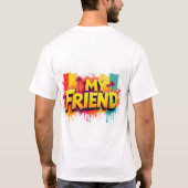Mijn vriend t-shirt (Achterkant)