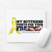 Mijn vriend vecht voor je vrijheid muismat (Met muis)