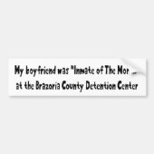 Mijn vriend was in de maand bumpersticker (Voorkant)