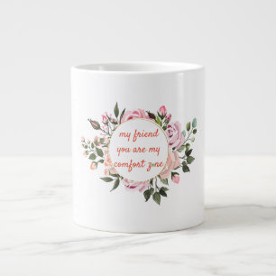 Mijn vriend Wreath Vriendschap Quote Grote Koffiekop