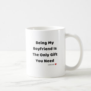 Mijn vriend zijn is het enige geschenk dat je grap koffiemok