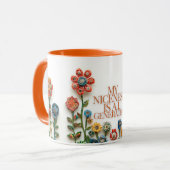 Mijn vriendelijkheid is A.I. Generated Mok (Voorkant links)