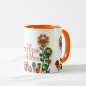 Mijn vriendelijkheid is A.I. Generated Mok (Voorkant rechts)