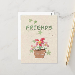 Mijn vrienden bedanken jullie Briefkaart