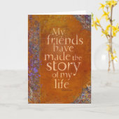 Mijn Vrienden hebben het Verhaal van mijn Leven Kaart (Gele Bloem)