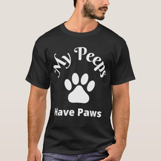 Mijn vrienden hebben poten t-shirt (Voorkant)