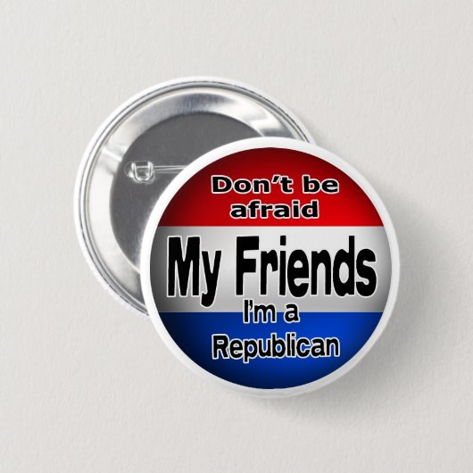 Mijn vrienden ronde button 5,7 cm (Voorkant /achterkant)