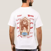 Mijn vrienden zijn beter Christelijk Mannen Shirt (Achterkant)