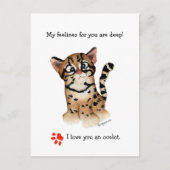 Mijn vrienden zijn diep van de ocelot Kaart (Voorkant)