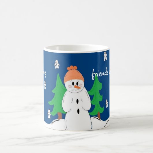 Mijn vrienden zijn flakes koffiemok (Center)