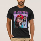 Mijn Vriendin 90s  Naam Foto Jubileum T-shirt (Voorkant)