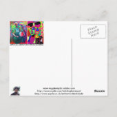 MIJN VRIENDIN EN IK VAN MOJISOLA AGBADAMOSI OKUBU BRIEFKAART (Achterkant)