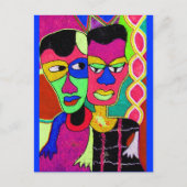 MIJN VRIENDIN EN IK VAN MOJISOLA AGBADAMOSI OKUBU BRIEFKAART (Voorkant)