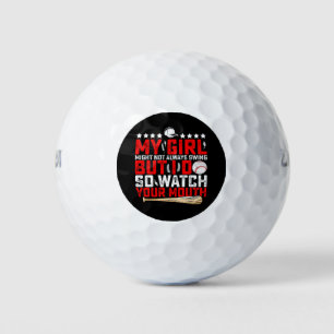 Mijn vriendin hoeft misschien niet altijd te swing golfballen