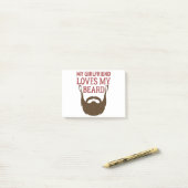 Mijn Vriendin houdt van m'n bibberen. Post-it® Notes (Op bureau)