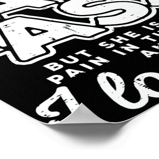 Mijn Vriendin is een enorme pijn Valentijnsdag Poster (Hoek)