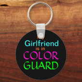 Mijn Vriendin is in de kleurenwacht Sleutelhanger (Voorkant)