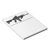 Mijn Vriendin zegt dat ik de AR15 moet openen Notitieblok (Schuin)