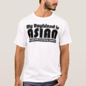mijn vriendje is aziatisch t-shirt (Voorkant)