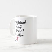 Mijn vriendje is heter dan mijn koffie koffiemok (Voorkant links)