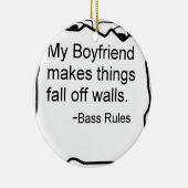 Mijn vriendje maakt dingen van de muren herfsten.  keramisch ornament (Rechts)