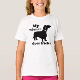 Mijn vrouw doet Tricks Dachshund Hondenliefhebber  T-shirt