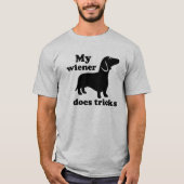 Mijn vrouw doet Tricks Dachshund Hondenliefhebber  T-shirt (Voorkant)