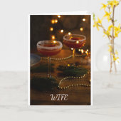 **MIJN VROUW** EEN BEAUTIFUTE KAARTDECEMBER GROTE KAART (Gele Bloem)