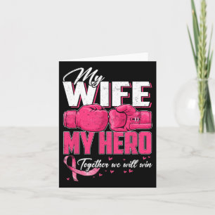 Mijn vrouw en mijn held samen zullen we borstkanke kaart
